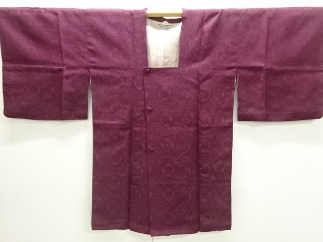 JAPANESE MICHIYUKI COAT / WOVEN FLOWER SHOKKO PATTERN